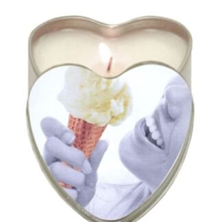 Peach Edible Candle Heart - 4.7 oz.