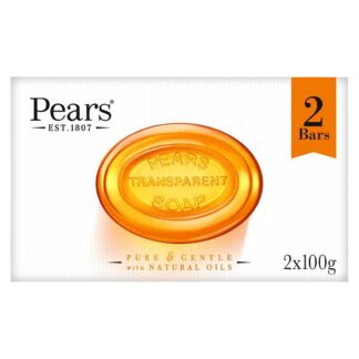 Pears Transparent Soap Pure & Gentle With Natural Oils 2X100g