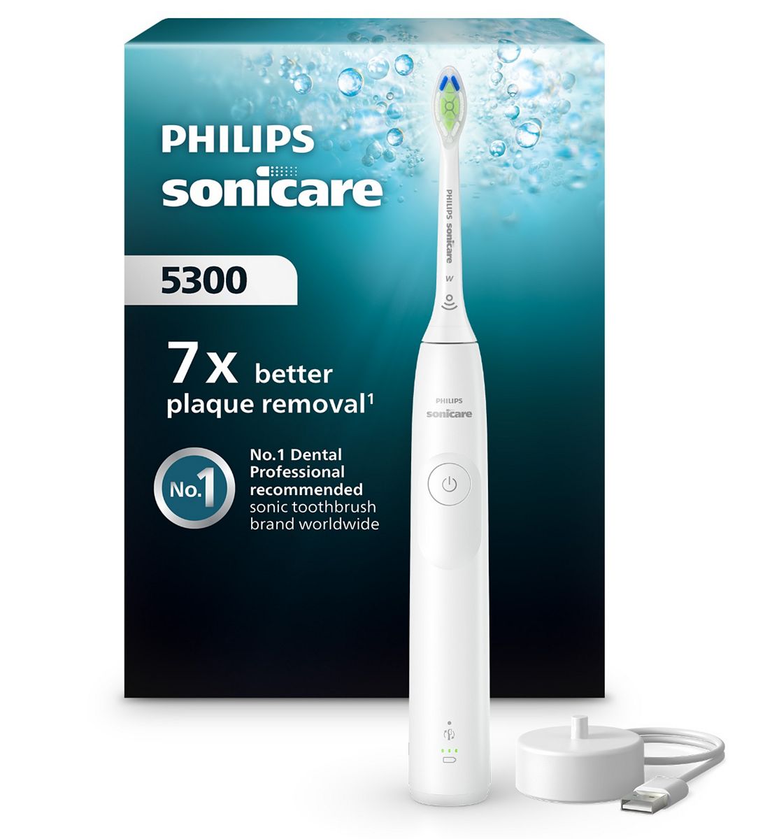 Philips Sonicare 5300 Electric Toothbrush White Hx7108/01