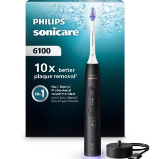 Philips Sonicare 6100 Electric Toothbrush Black Hx7401/01