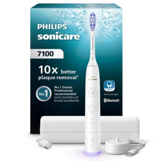 Philips Sonicare 7100 Electric Toothbrush White Travel Case Hx7420/01