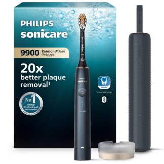 Philips Sonicare Diamondclean 9900 Prestige Electric Toothbrush Midnight Blue Charging Case Hx9992/12