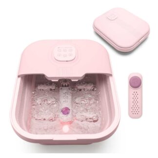 RIO Deluxe Foldaway Foot Spa Bath Pink