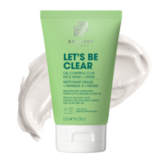 Shakeup Let's Be Clear Oil-Control Clay Face Wash + Mask 125ml