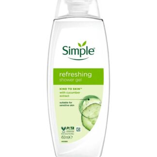 Simple Kind To Skin Refreshing Shower Gel 450ml