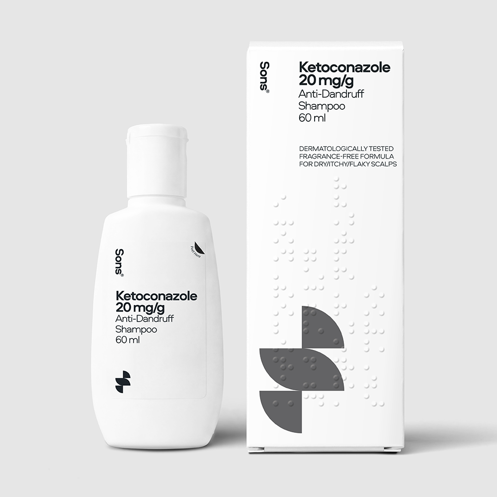 Sons Ketaconazole 20mg/g Anti-Dandruff Shampoo 60ml