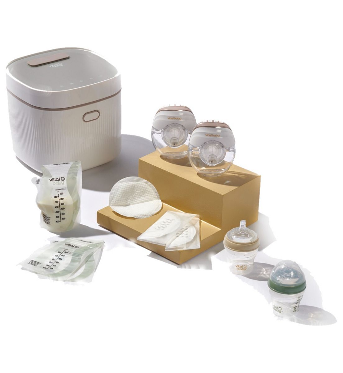 Vital Baby Nurture Complete Breast Feeding Set Double Pump