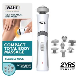WAHL Flex Cordless Vibration Massager + 7 Attachment