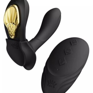 Aya Wearable Vibrator with Remote - Black