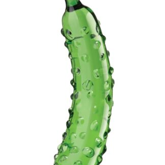 Caressing Cucumber 8.25" Glass Dildo