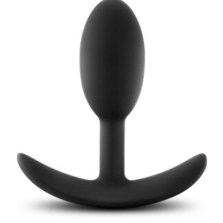 Luxe - Wearable Vibrating Slim Small Plug - Black