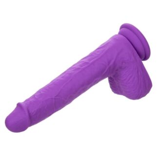 Silicone Studs 7" Gyrating and Thrusting Dildo - Purple