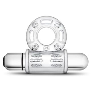 Stay Hard - 10 Function Vibrating Bull Ring - Clear