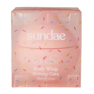 Sundae Birthday Cake Body Whip Moisturiser 220ml